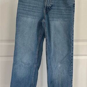 H&M Blue Straight Jeans Classic Denim Style
